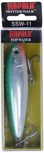 Rapala Rapala Saltwater Skitter Walk 11 Fishing Lure 4 375 Inch - color: Green Mullet