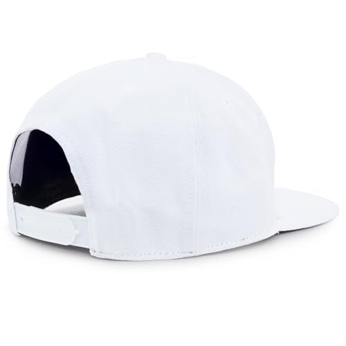 Fishing Gifts for Men - Snapback & Trucker Hats - American Flag Outdoor Fishing Hat - color: 10.white Flatbrim (Bass Flag)