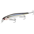 LUCKY CRAFT Slender Pointer 112 MR Fishing Lure, 4.5" Suspending Jerkbait, 4-5 ft Depth, Long Casting, Freshwater Trout and Bass Lures, Bass Fishing Gear and Tournament Hard Bait - color: 183 Pearl Threadfin Shad
