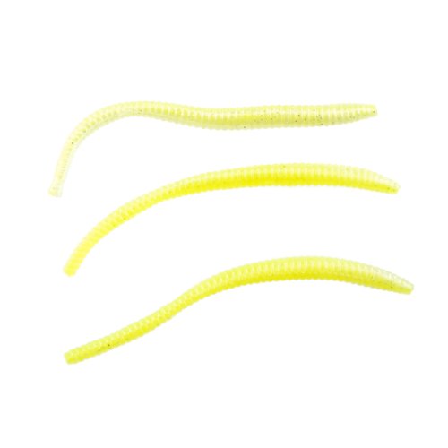 Berkley PowerBait Power Floating Trout Worm Fishing Soft Bait - color: Chartreuse Shad - Original Scent, size: 3" (15 Count)