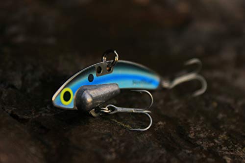 SteelShad - Mini Series (1/4 oz) - 2 Pack - Lipless Crankbait for Freshwater Fishing - Perfect for Ice Fishing, Pan Fishing, Crappie, Walleye and Bass - color: Kentucky Shad