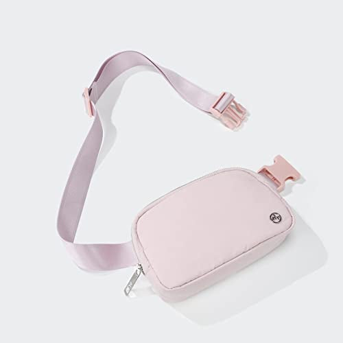 Pander Belt Bag with Adjustable Strap, Fashion Waist Packs, Crossbody Bags for Women (Pink). - color: Pink