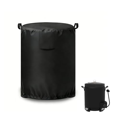 Turkey Fryer Cover, Waterproof Crawfish Boiler Cover for Big Easy Turkey Fryers,Protective Covers for Seafood Boil Pot and Burner Kit-21 D x 21" W x 25" H - size: 21" D x 21" W x 26" H