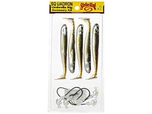 Strike King Squadron Umbrella Rig Kit - color: Green Gizzard, size: 1/8 oz