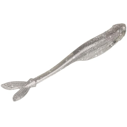 Strike King Spotlight Split Minnow Fishing Lure, Soft Plastic Jerkbait, 8-Pack - color: Carolina Chrome, size: 3"