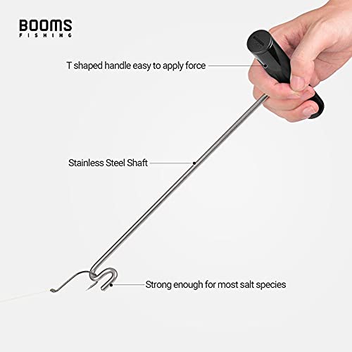 Booms Fishing R08 Fishing Hook Remover Tools Saltwater Dehooker Shark Hook Remover 10 inches - color: Black