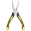 Long Needle Nose Pliers-6’’Soft Grip with Wire Cutter for Home,1pcs | Strong Cutting Force,Paper Clamp Precision, High Carbon Steel,Long Nose Cutting Pliers for Home, Fishing, Jewelry, Crafts - style: One-6in