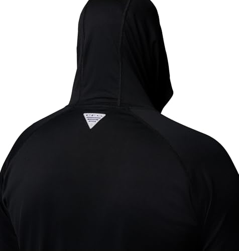 Columbia Men's Terminal Tackle Hoodie - color: Black/Cool Grey Logo, size: 2X
