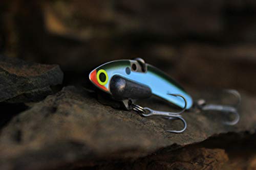 SteelShad - Mini Series (1/4 oz) - 2 Pack - Lipless Crankbait for Freshwater Fishing - Perfect for Ice Fishing, Pan Fishing, Crappie, Walleye and Bass - color: Tennessee Shad