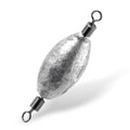 Dr.Fish 20 Pack Inline Trolling Weights Swivel Egg Sinkers Oval Line Sinker Catfishing Saltwater Freshwater Fishing - size: 1.5oz-20 Pack
