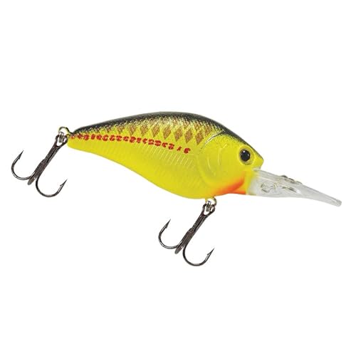 Luck E Strike Deep Crankbait Smoothie (3/8 Ounce) 2 Inch Crank Bait Fishing Lure, Made in The USA - color: Copper Pearch