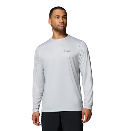 Columbia Terminal Tackle PFG Shield Long Sleeve - color: Cool Grey, size: X-Small