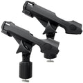 LBW Kayak Fishing Rod Holder Track Mount, Universal T-Shaped Screw Mounted on Rail for Kayak, Canoe, Boat Fishing Rod Holder, Kayak Pole Holder No Track 2 Pack