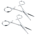 ADROIT (2 Pack) 3.5" Straight Tip Stainless Steel Hemostat | Great for Sewing, Crafting, Jewelry Making and Other Uses! - size: 3.5", style: Straight