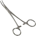 Pean Hemostat Straight and Curved Multipurpose Locking Tweezer Clamps Serrated, Stainless Steel - Hemostats for Nurses, Fishing Forceps, Crafts and Hobby - size: 7.25", style: Curved