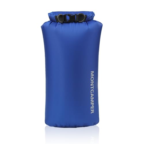 Waterproof Dry Bag 10L – 30D Nylon Roll Top Dry Sack with PU Coating, Lightweight Water-Resistant Storage for Kayaking, Camping, Hiking, Fishing & Beach (Blue) - color: Blue, size: 10L