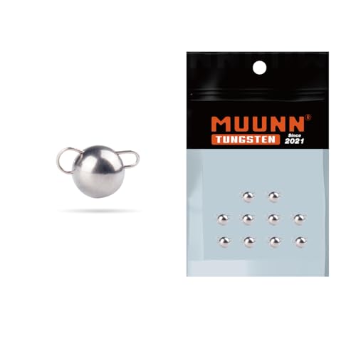Tungsten Cheburashka Weights, Tungsten Free-Swinging Cheb Rig Weights for Finesse Rigging, Multiple, Plain - size: 3.0g