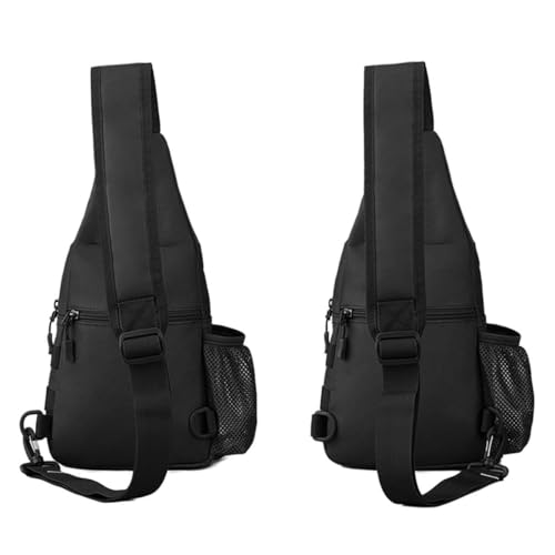 Sling Bag Crossbody Backpack for Men, Tactical Chest Shoulder Bags Daypack | Camouflage Cross Body Bag with Convertible Waterproof Shoulder Strap Trendy Casual Daypacks and Water Bottle Holder Chest Bag - color: Color 6