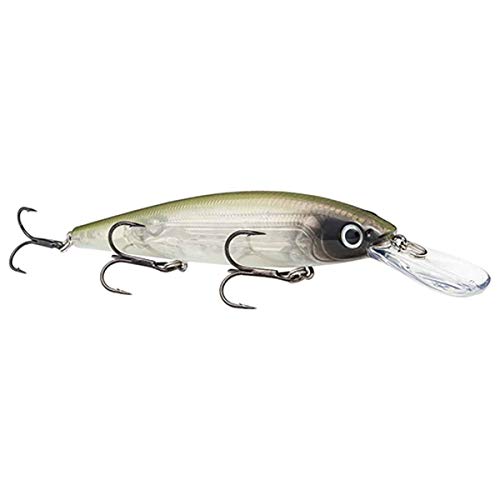 Strike King KVD Deep Jerkbait 3-Hook Fishing Lure, 3/5 oz, 4.75" - color: Pro Green