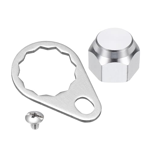 Fishing Reel Screw Nut Caps, Right Handle Knob Locking Plate Nut Replacement Parts - color: Silver, size: M7
