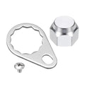 Fishing Reel Screw Nut Caps, Right Handle Knob Locking Plate Nut Replacement Parts - color: Silver, size: M7