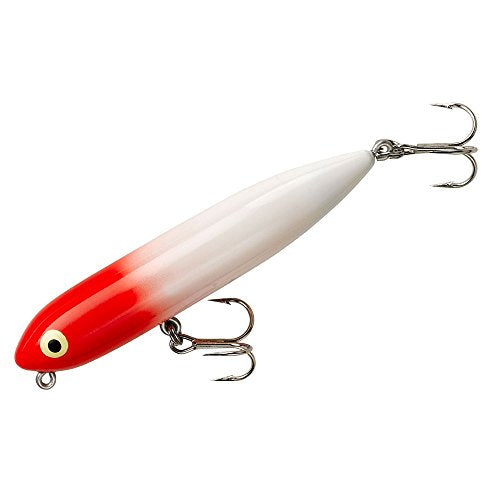 Heddon Zara Spook Topwater Fishing Lure - Legendary Walk-The-Dog Lure - color: Red Head, style: Zara Puppy (1/4 Oz)