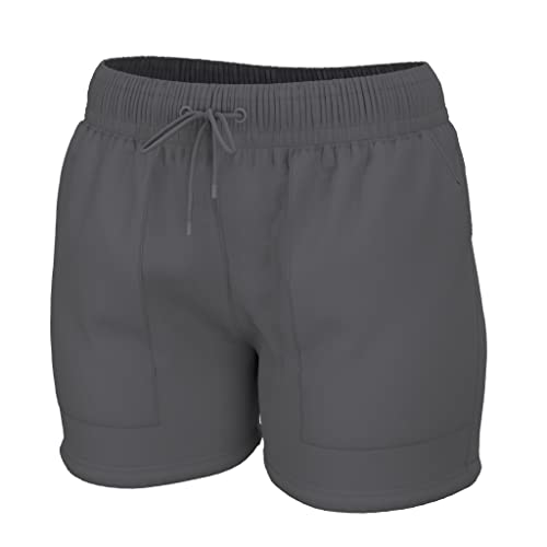 HUK Womens Waypoint Short, Quick-Dry Fishing Shorts for WomenCasual Shorts - color: Night Owl, size: Small