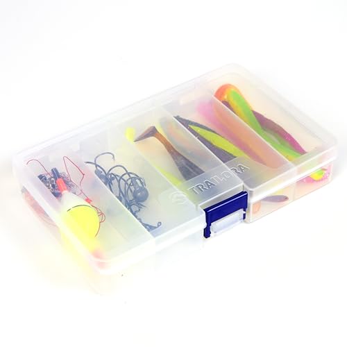 Fishing Kit with Rod, Pre-Spooled Reel, Tackle, Hooks, Zip Carry Case - Camping/Hiking/Kayaking/Boat/RV/Car/Cabin/Cottage