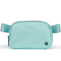 Pander Belt Bag for Women, Fashion Waist Packs, Crossbody Bags, Everywhere Belt Bag with Adjustable Strap (Pale Turquoise). - color: Pale Turquoise