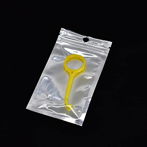5 Pcs Clear Aligner Removal Tool,Aligner Hooks for Retainers,Oral Care Accessory,Ortho Tray Removal Hooks,Personal Orthodontic Supplies(Yellow) - color: Yellow