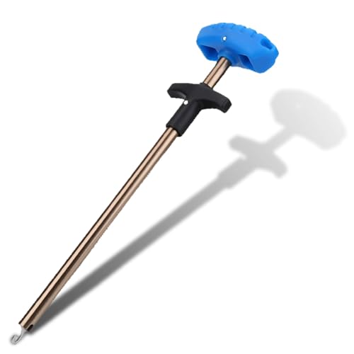 Fishing Hook Remover, 10.6in Practical T Shaped Fish Hook Detacher Remover Removing Tool Fishing Tackle Accessory for Different Types Fishing Activity (14x11cm/5.5x4.3in)