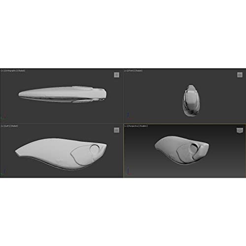 Blank Unpainted Minnow Crankbait Topwater Lipless Jerkbait Fishing Lures - color: UPL802