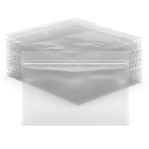 100 Pack Soft Plastic Baits Bags 7.5"x5.5" | Heavy-Duty Clear Lock Zipper Lure Packaging Bags - Leakproof Double-Sealed Zipper Storage for Soft Plastic Lures & Fishing Gear | Multiple Sizes - size: 7.5" x 5.5"