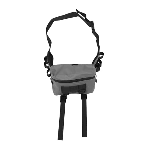 Mikikit Fishing Sling Bag Rod Holder Fly Fishing Hip Pack Small Tackle Bag for Hiking Boating and Outdoor Activities