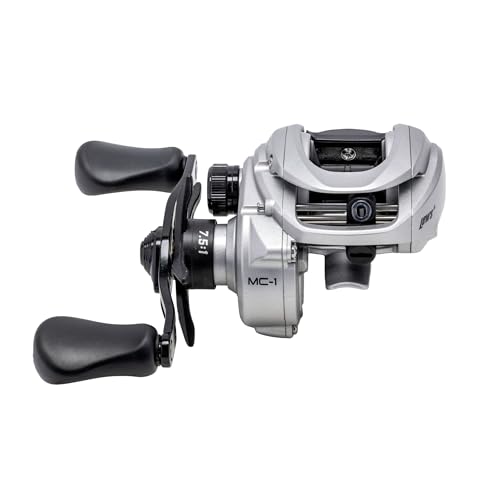 Lew’s Accel Baitcast Fishing Reel, RH Retrieve, 7.5:1 Gear Ratio, 4+1 Bearings