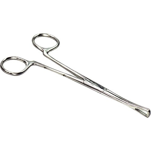 HTS 165P6 6" Non-Slotted Non-Locking Pennington Forceps - size: 165P6 6" Non-Slotted Non-Locking