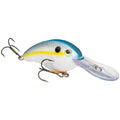 Strike King Pro Model 6XD Fishing Lure, Deep Diving Crankbait, Unique Curved Bill, Free-Floating Rattle Chambers, 1-Ounce, Dives to 19-Feet, Size 1 Treble Hooks - color: Sexy Shad, size: 9/16 oz