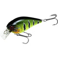 LUCKY CRAFT LC 1.5 Silent Squarebill Crankbait Fishing Lure, 2-3/8", Bass Fishing Lures for Freshwater, Hard Crankbait with Treble Fishing Hooks, Fishing Accessories - color: 297 Magma Peacock