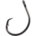 Dr.Fish 30 Pack Circle Hooks 3X Strong in-Line for Saltwater & Freshwater, Live Bait Non-Offset Fishing Hooks for Striper, Catfish, Mackerel, Bass, Tuna - size: #6/0-30 Pack