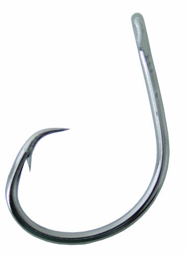 Mustad Demon Perfect Offset Circle Hook, 39941NP - 2X Strong Fishing Hooks, Wide Gap Offset Circle Hook Pack, Ideal for Saltwater and Freshwater Fishing, Original Design Big Fishing Hook, Black Nickel - size: Size 7/0, style: Pack of 6