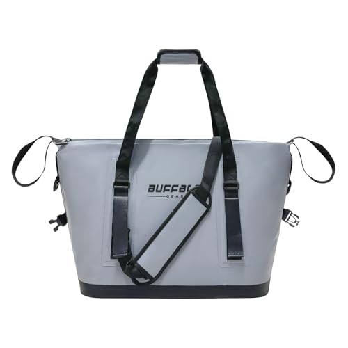 Buffalo Gear Fish Cooler Bag 23L Seamless Insulation Fish Bag, Grey