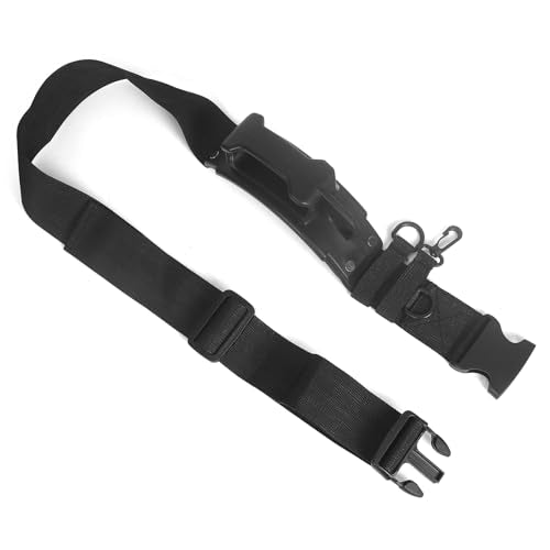 Slide-in Fishing Rod Hip Holster: 2pcs Hands-Free Waist Rod Holder Pole Gear with Stash Pocket for Fly & Bank Fishing - color: Black Square