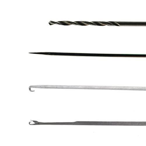 MEETOOT 7IN1 Carp Fishing Bait Rig Tool Kit - 4pcs Rigging Needles and 3pcs Boilie Stops Carp Fishing Tackle Kit