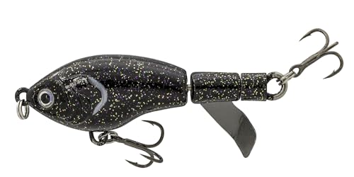 Strike King Bitsy Chickin Fishing Lure, Topwater Plopper, 2 1/2-Inches, 1/4-Ounce - color: Black Lab
