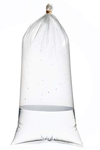 RESILIA Plastic, Leak-Proof Shipping Bags for Live Fish - 8" x 15" 3 Mil, 0.003 Inch, Double Bottom Seal, for Freshwater & Saltwater Fish, Case of 1000 - size: 1000 count