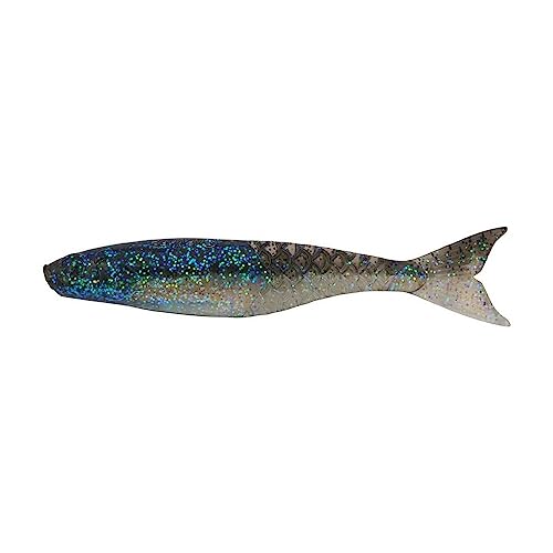 Berkley PowerBait PowerStinger Fishing Soft Bait - color: Electric Shad, size: 4 1/4"