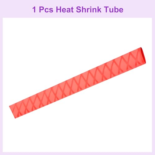 DMiotech Heat Shrink Sleeve Wrap Tubing x Tube Tubing for Fishing Rod Grips and Other Grips, Non Slip - Insulation - Waterproof 40'' Lengths, Dia 30mm Red - color: Red, size: Dia 30mm