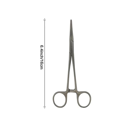 Aventik Metal Tin Portable Box Fly Fishing Tools Kit Includes a Fishing Knot Tool and Line Clipper Zinger Retractor Hook Remover Forceps - color: Hook Remover+ Zinger