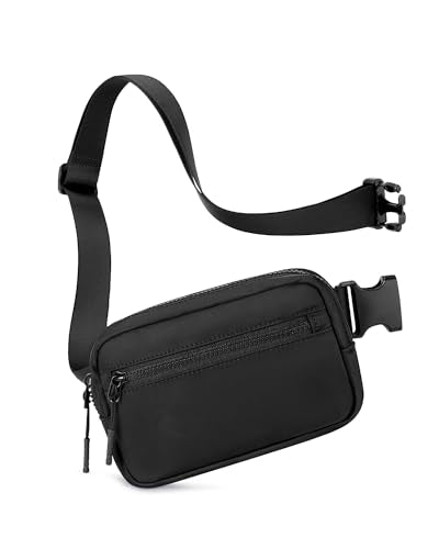 CHOLISS Small Sling Bag for Women and Men, Crossbody Bags Trendy Fanny Packs Chest Bag with Extended Strap - color: B01 Black