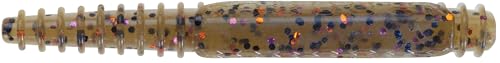 CrushCity Ned BLT Soft Plastic Ned Rig Stick Bait, Compact Finesse Worm for Mushroom Jig Heads & Pressured Bass - color: Goby, size: 3"